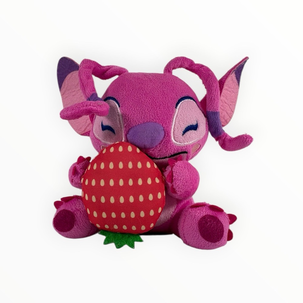 Disney Lilo & Stitch Pink Angel Strawberry 6in Plush